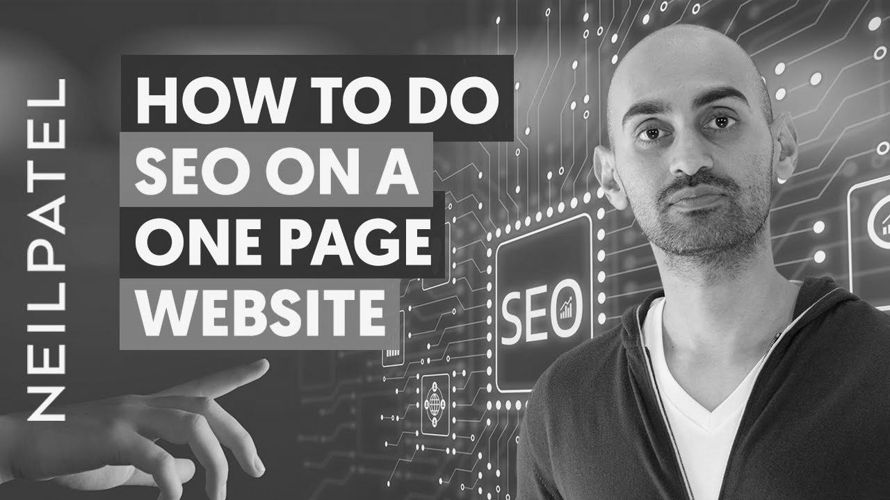 Tips on how to do SEO on a One Web page Website
