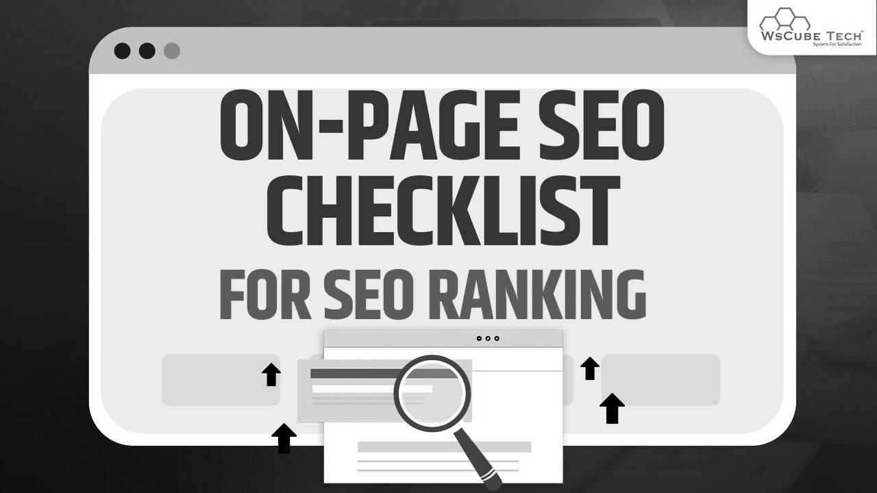 On Web page search engine optimisation Checklist 2022: Optimize Every Web page on Your Website (Ultimate Information)