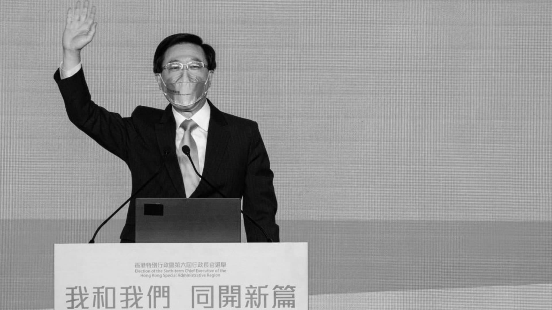 Hong Kong’s subsequent Chief Executive can be Beijing loyalist John Lee