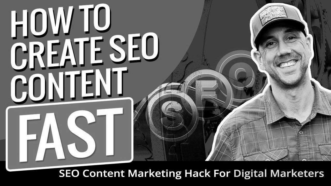 How To Create Content Fast That Ranks In Google!  search engine optimization Content Advertising Hack For Digital Marketers