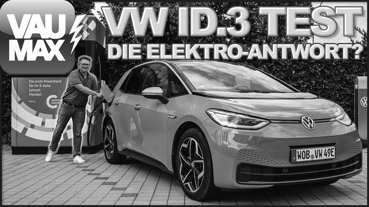 VW ID.3 – The electrical reply?  Driving report, know-how & capabilities in check |  VAUMAXtv