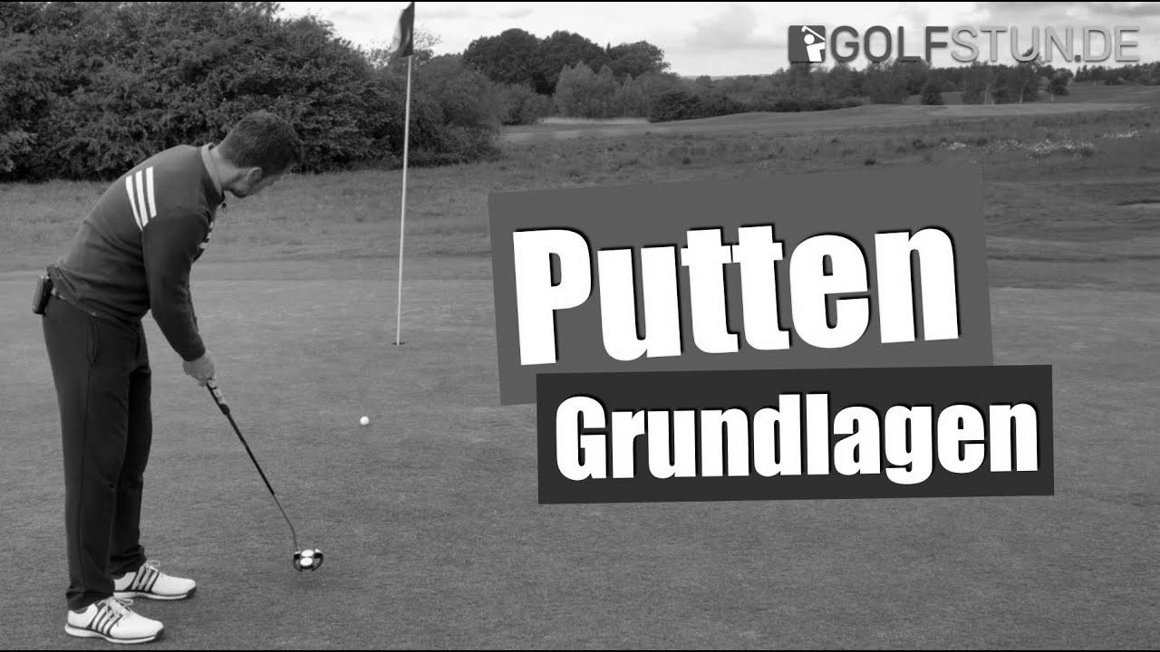 STRAIGHT PUTTING – The basics of technique and basics for a constant putt in golf (German)