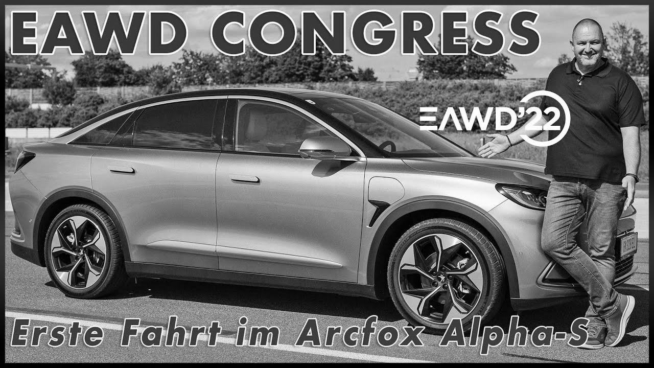 2022 Magna EAWD Congress & test drive within the Arcfox Alpha-s |  Test Technik Allrad E-Auto Assessment German