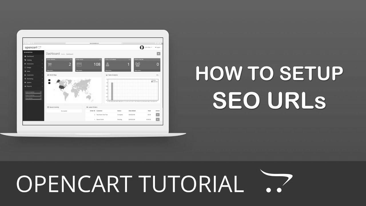 The way to Arrange search engine optimisation URLs in OpenCart 3.x