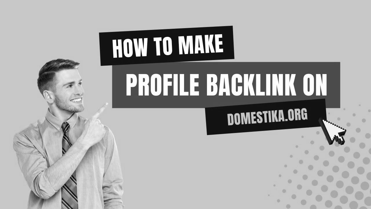 How To Create Profile Backlink on Domestika |  search engine optimization Link Building |  LinkoBuild