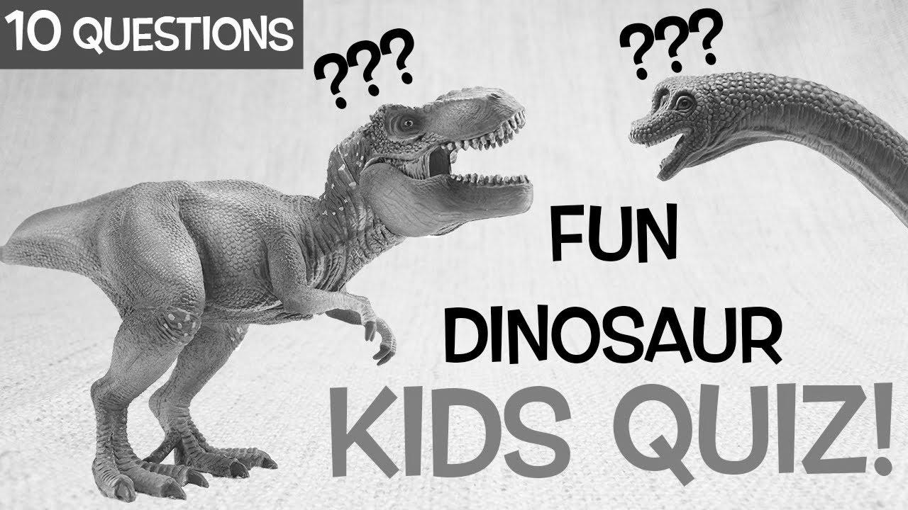 DINOSAUR QUIZ!  |  10 Questions – Learn About Dinosaurs |  Enjoyable & Instructional |  Dinosaurs For Kids