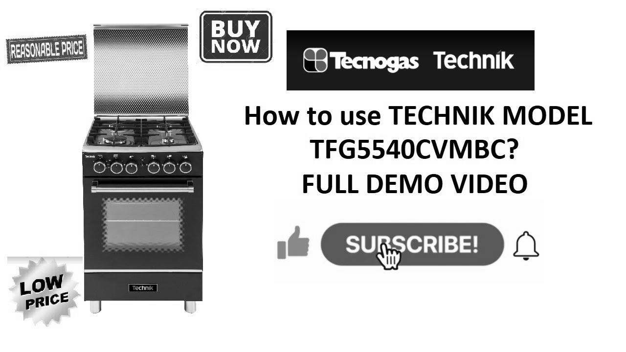 Find out how to use TFG5540CVMBC |  50CM Technique Cooking Vary |  PINAKAMURA NA TECHNIK COOKING RANGE (Tagalog)